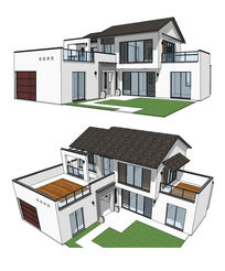 民居建筑草圖與市政工程 設(shè)計(jì)素材的融合與應(yīng)用